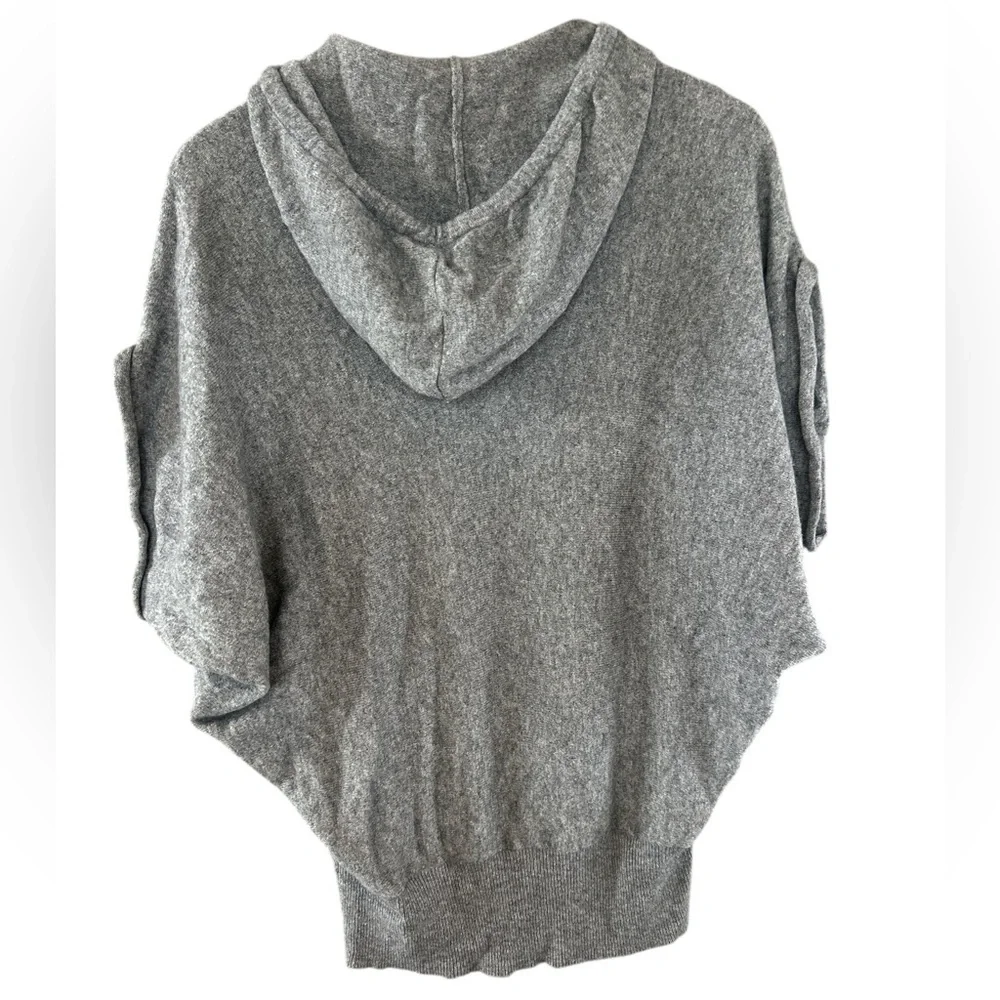 Vince Cashmere Poncho Sweater in Gray - Picture 9 of 11